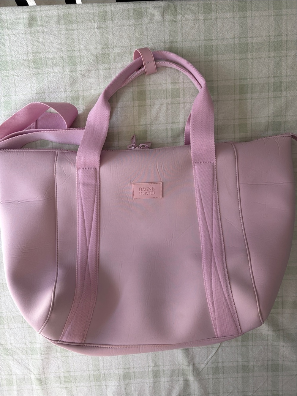 Dagne Dover Pink Large Travel Tote
